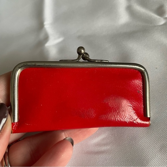 Vintage Grooming Travel Kit Trim Nail Hygene Red Leather Made In Germany - Picture 2 of 5